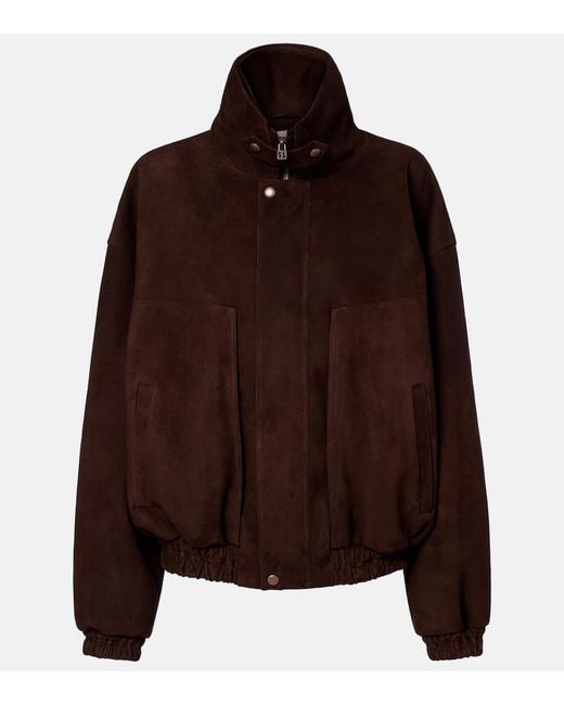 Magda Butrym Brown Suede Jacket