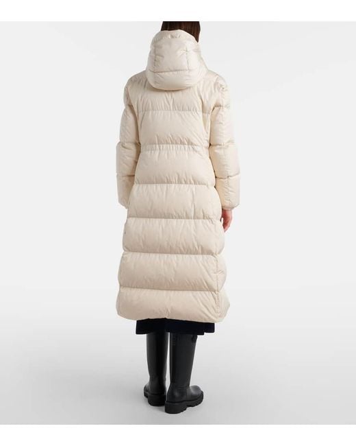 Piumino Chamer Con Cappuccio di Moncler in Natural