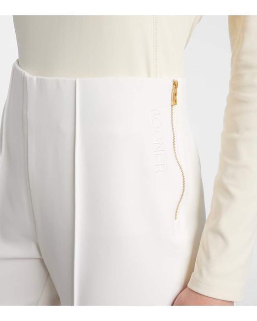 Pantalones De Esqui Elaine Con Fuseau Bogner de color White