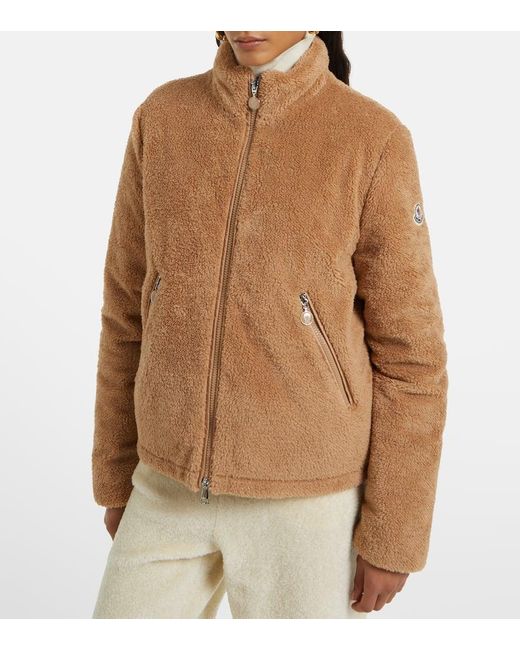 Felpa Imbottita di Moncler in Brown
