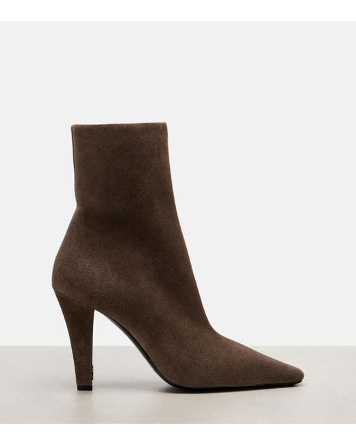 Botines Jill 95 De Ante Saint Laurent de color Brown