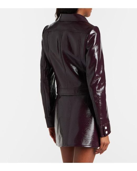 Courreges Blue Reedition Logo Jacket