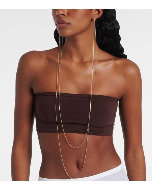 Alaïa White Ohrringe