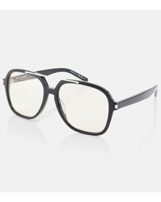 Saint Laurent Brown Eckige Brille Sl 545