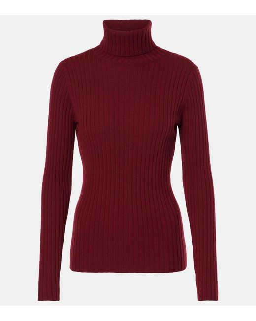 Jardin Des Orangers Red Rollkragenpullover aus Kaschmir