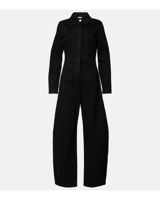 Combinaison En Jean Alaïa en coloris Black