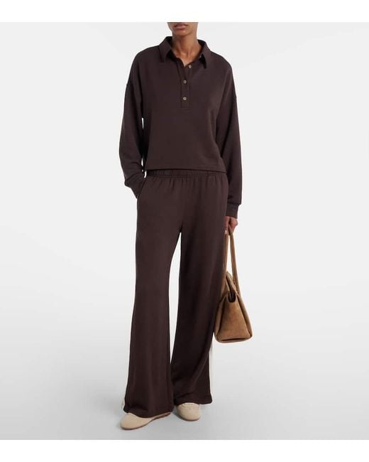 Velvet Brown Marian Polo Sweater