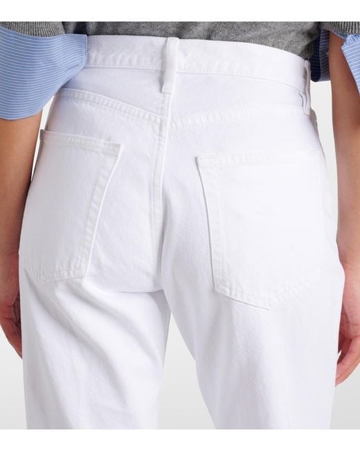 FRAME White The Lax Flared Jeans