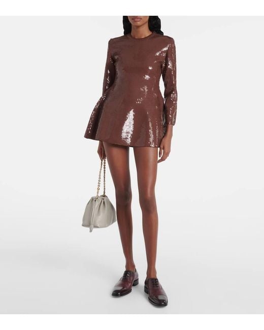Camicia Con Paillettes di Loewe in Brown
