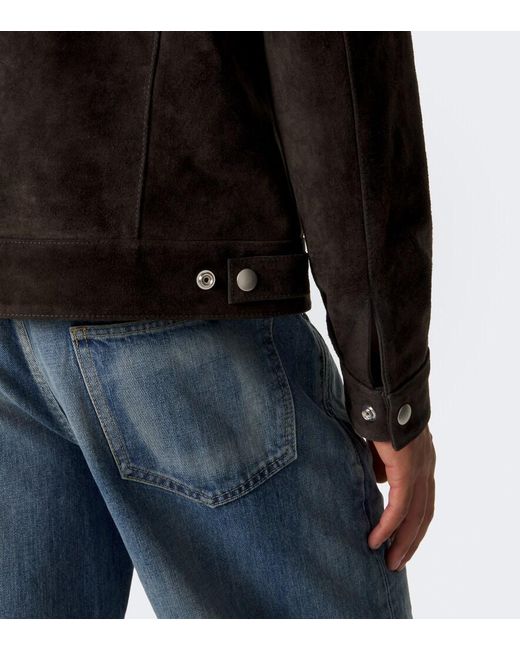 Arma Black Aruba Suede Blouson Jacket for men