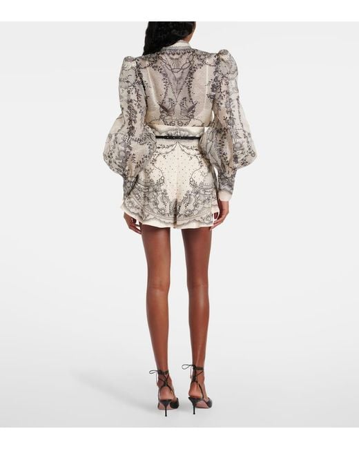 Shorts Crush A Vita Alta di Zimmermann in Natural