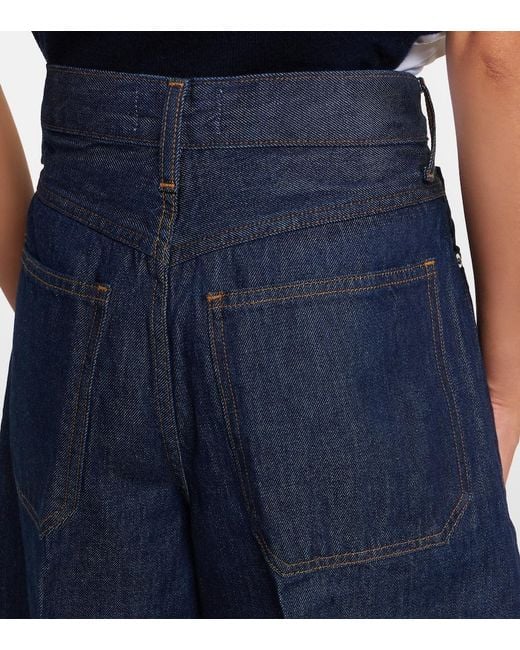Agolde Blue Nolan Denim Bermuda Shorts