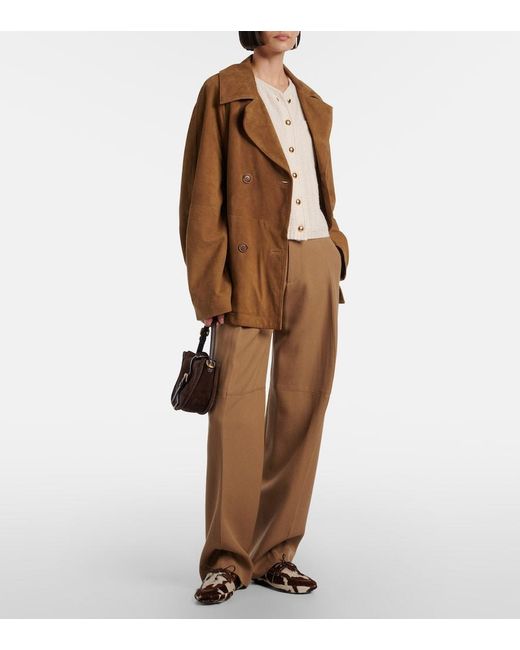 Jardin Des Orangers Natural Wool And Cashmere Cardigan