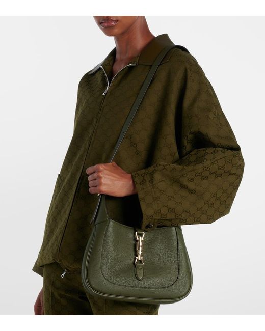 Gucci Green Jackie 1961 Medium Shoulder Bag