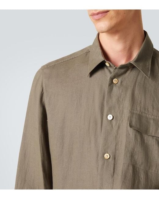 Camicia di Kiton in Green da Uomo