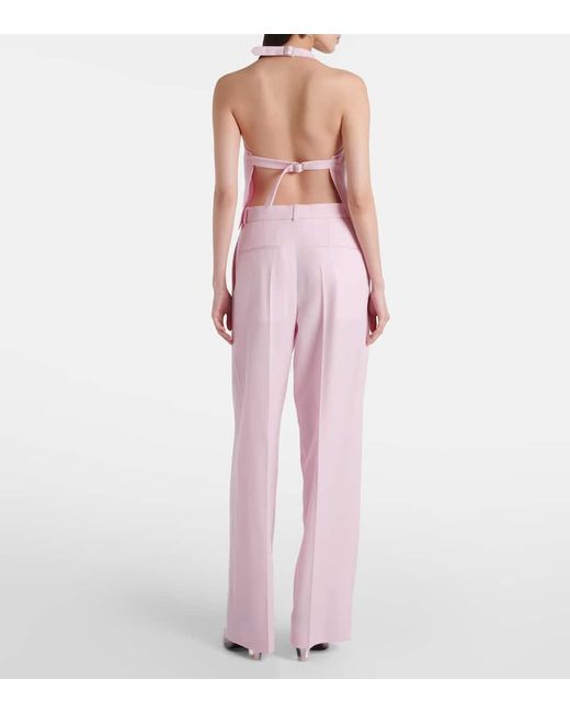 Wardrobe NYC Pink Hose Aus Schurwolle