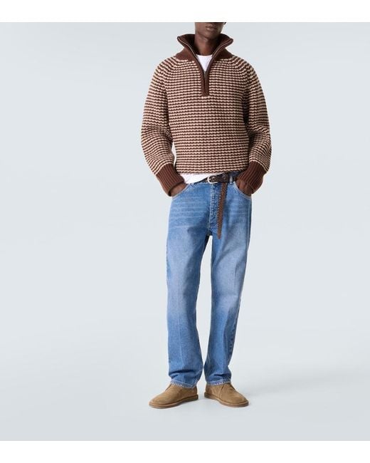 Studio Nicholson Brown Woodrow Suede Desert Boots for men
