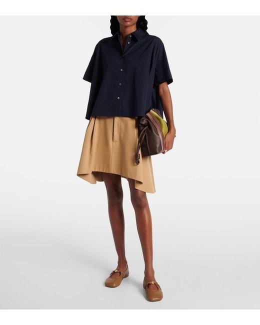 Ballerine Pebble di Loewe in Brown