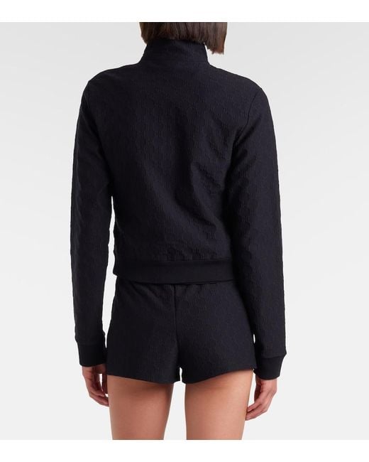 Gucci Black Gg Jacquard Jersey Shorts