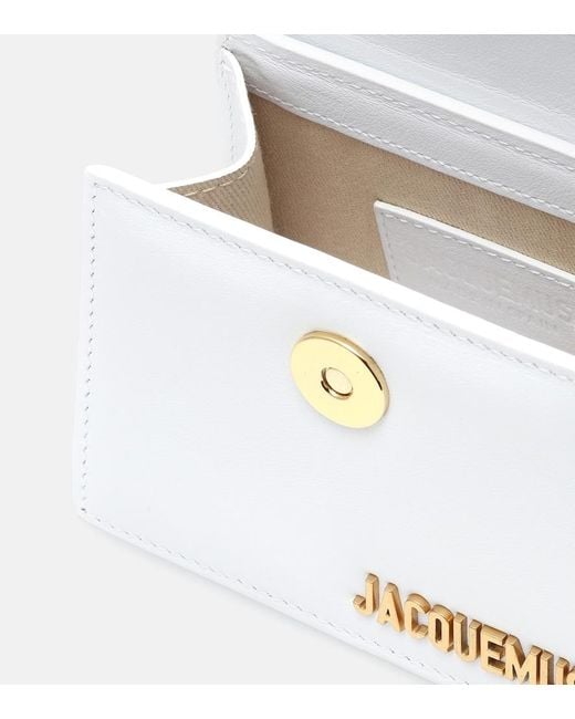 Jacquemus White Le Chiquito Leather Tote Bag