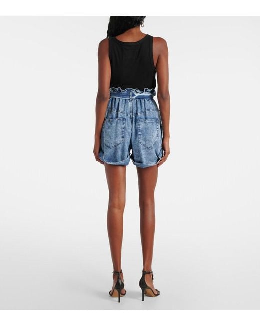 Isabel Marant Blue Shorts 'Pierine'