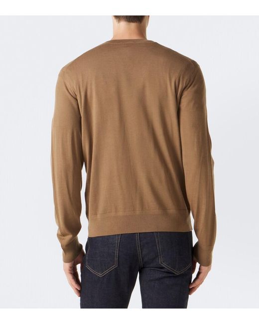 Tom Ford Brown Wool Sweater for men