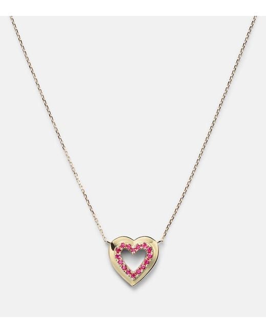 Roxanne First White 14Kt Necklace With Sapphires
