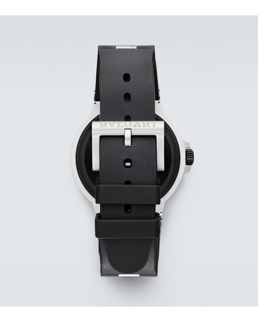 BVLGARI Metallic Aluminium Watch for men