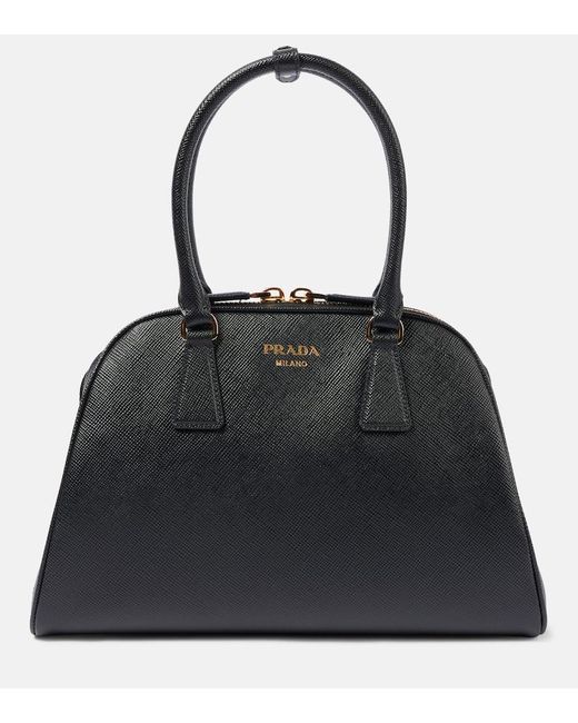 Prada Black Saffiano Leather Medium Tote Bag