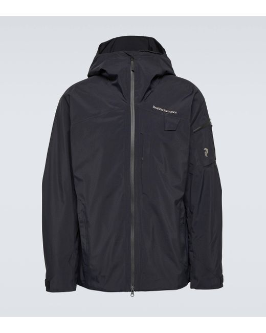Peak Performance Black Alpine Gore-tex® Ski Jacket for men