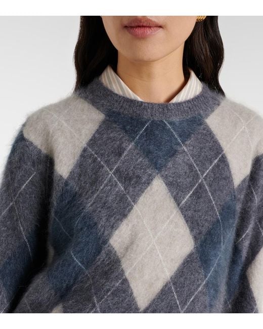 Pullover Margy di Lisa Yang in Blue
