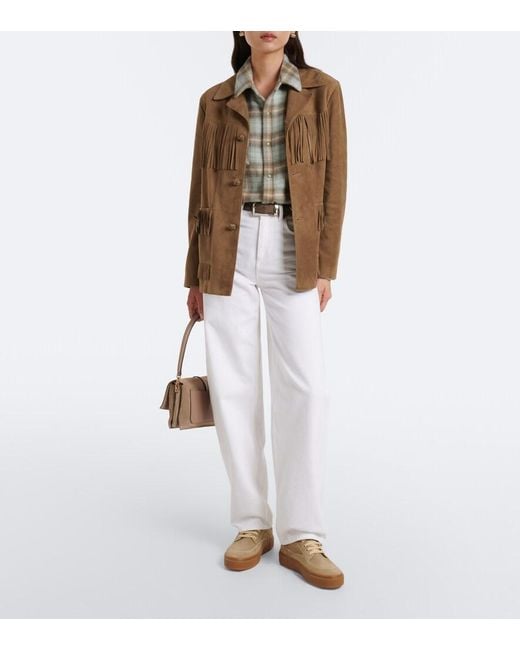 Hogan Natural Crosswind Suede Platform Sneakers