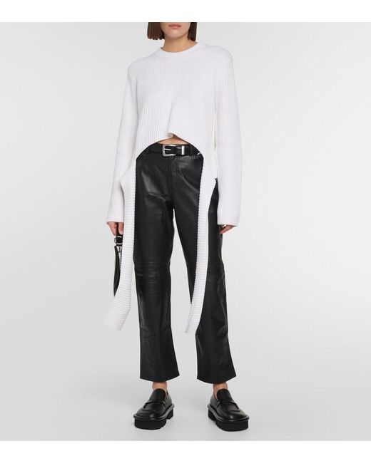 Proenza Schouler White Label Cotton And Cashmere Sweater