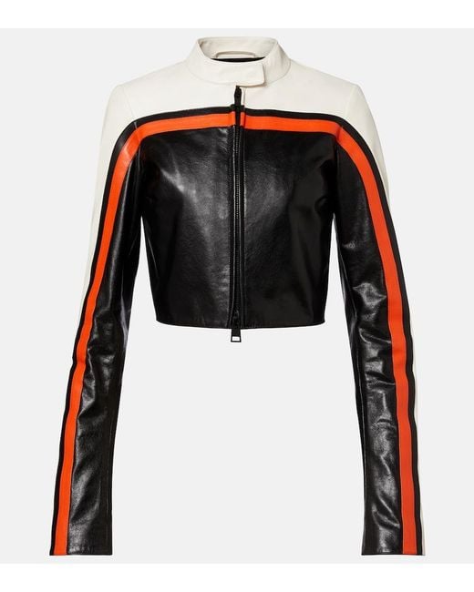Balenciaga Black Leather Biker Jacket