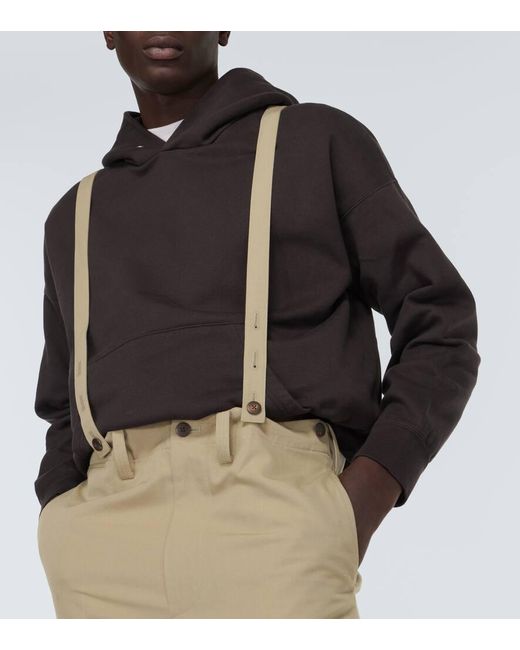 Visvim Black Ultimate Jumbo Cotton Jersey Hoodie for men