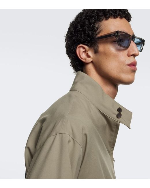 sato Blue Sira Rectangular Sunglasses for men