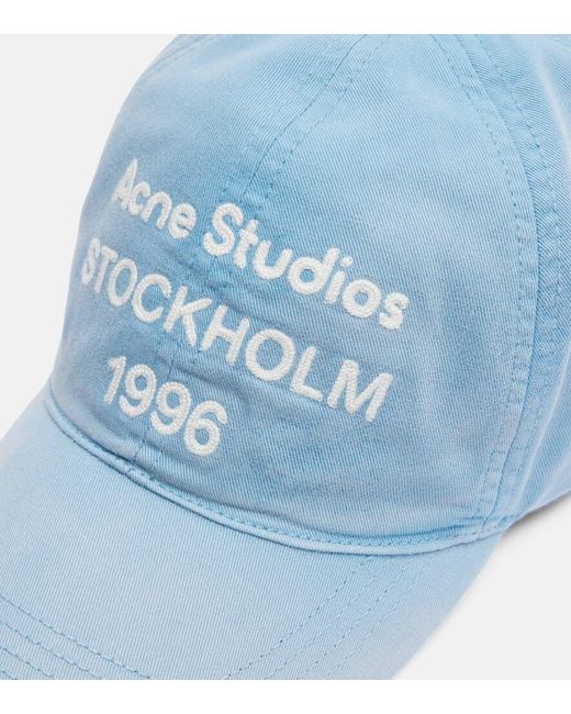 Cappello Da Baseball di Acne in Blue