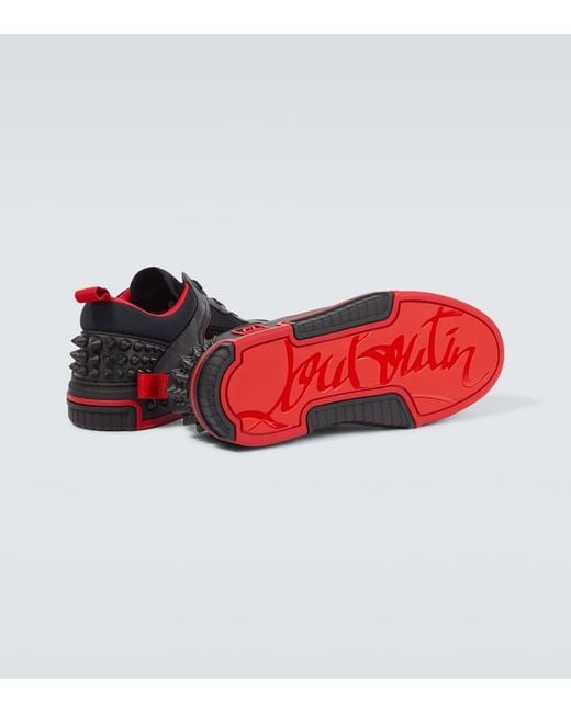 Sneakers Astroloubi in pelle di Christian Louboutin in Black da Uomo
