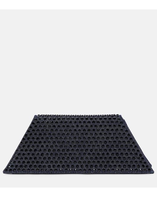 Clutch Superamini Yigit di AMINA MUADDI in Blue