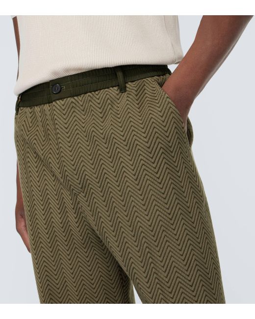 Pantalon droit en coton melange Missoni pour homme en coloris Green
