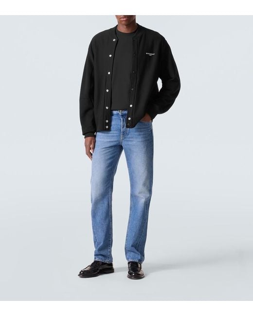 Givenchy Black Logo Cotton Jacket for men