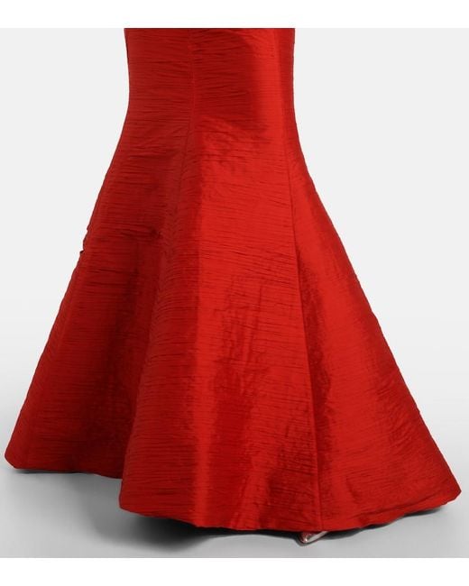 Marmar Halim Red Bustier Gown