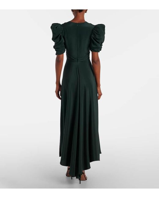 Rodarte Green Cocktailkleid Aus Seiden-Charmeuse