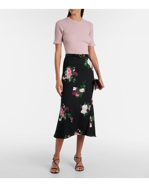 Erdem Pink Pointelle Cotton Top