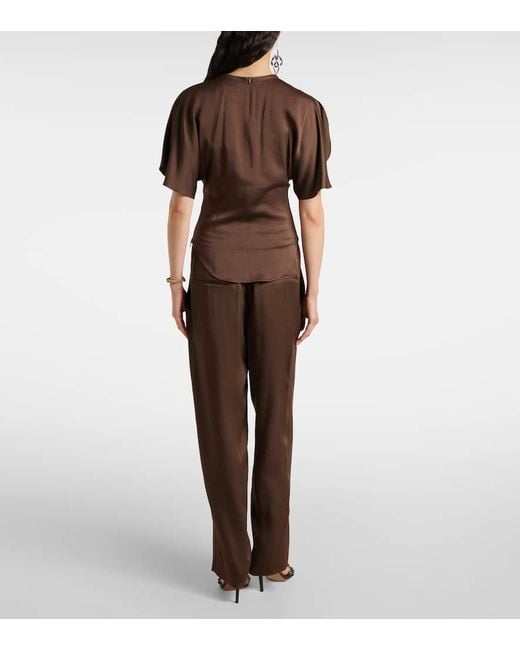 Top Karlita di Isabel Marant in Brown