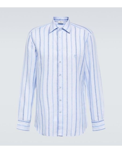 Etro Blue Shirt for men