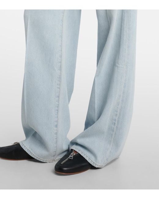 Citizens of Humanity Blue Petra High-Rise Wide-Leg Jeans