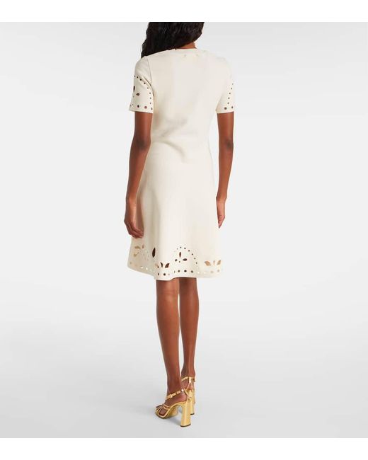 Ulla Johnson Natural Fania Broderie Anglaise Minidress