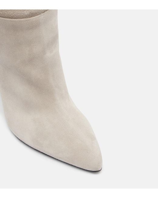 Paris Texas Natural Elsa 100 Suede Over-The-Knee Boots