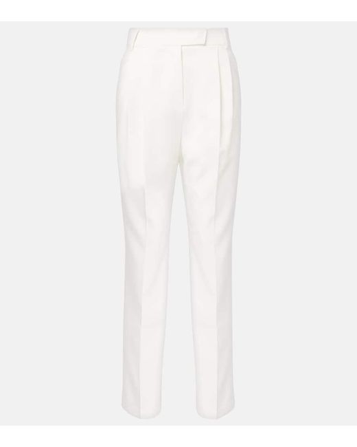 Frankie Shop White Bea High-Rise Straight Pants